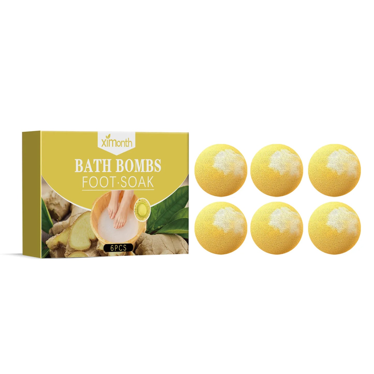 6pcs Ginger Bath Bomb