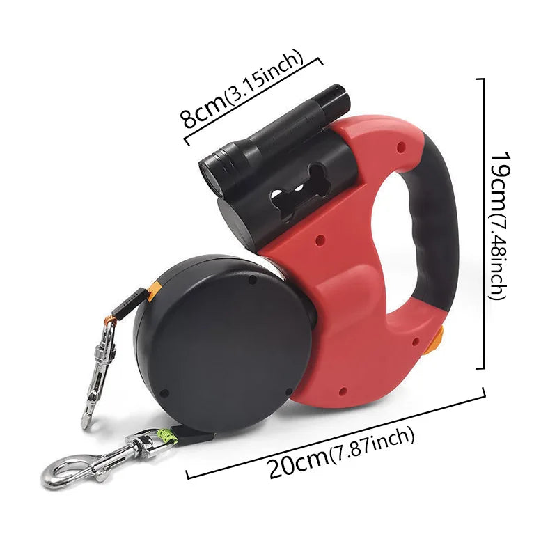 3in1 Retractable Dog Leash