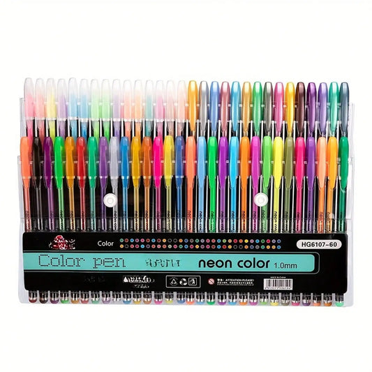 48-Color Sparkle Gel Pen Set