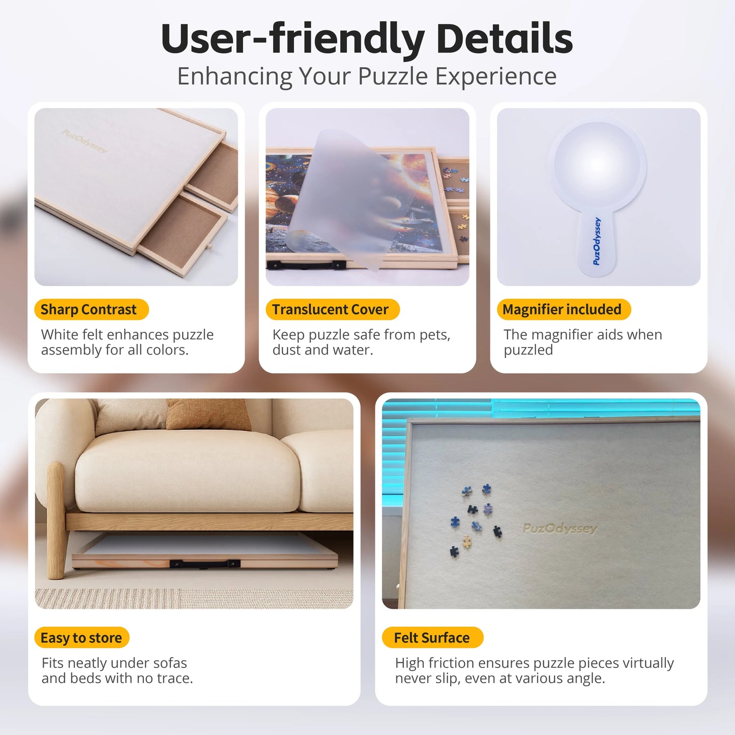 1500 Pieces Rotating & Tilting 2-in-1 Puzzle Board