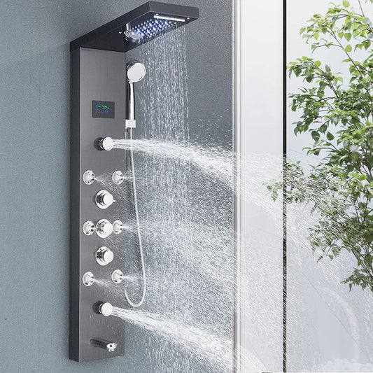 Rain Waterfall Shower Column With Massage