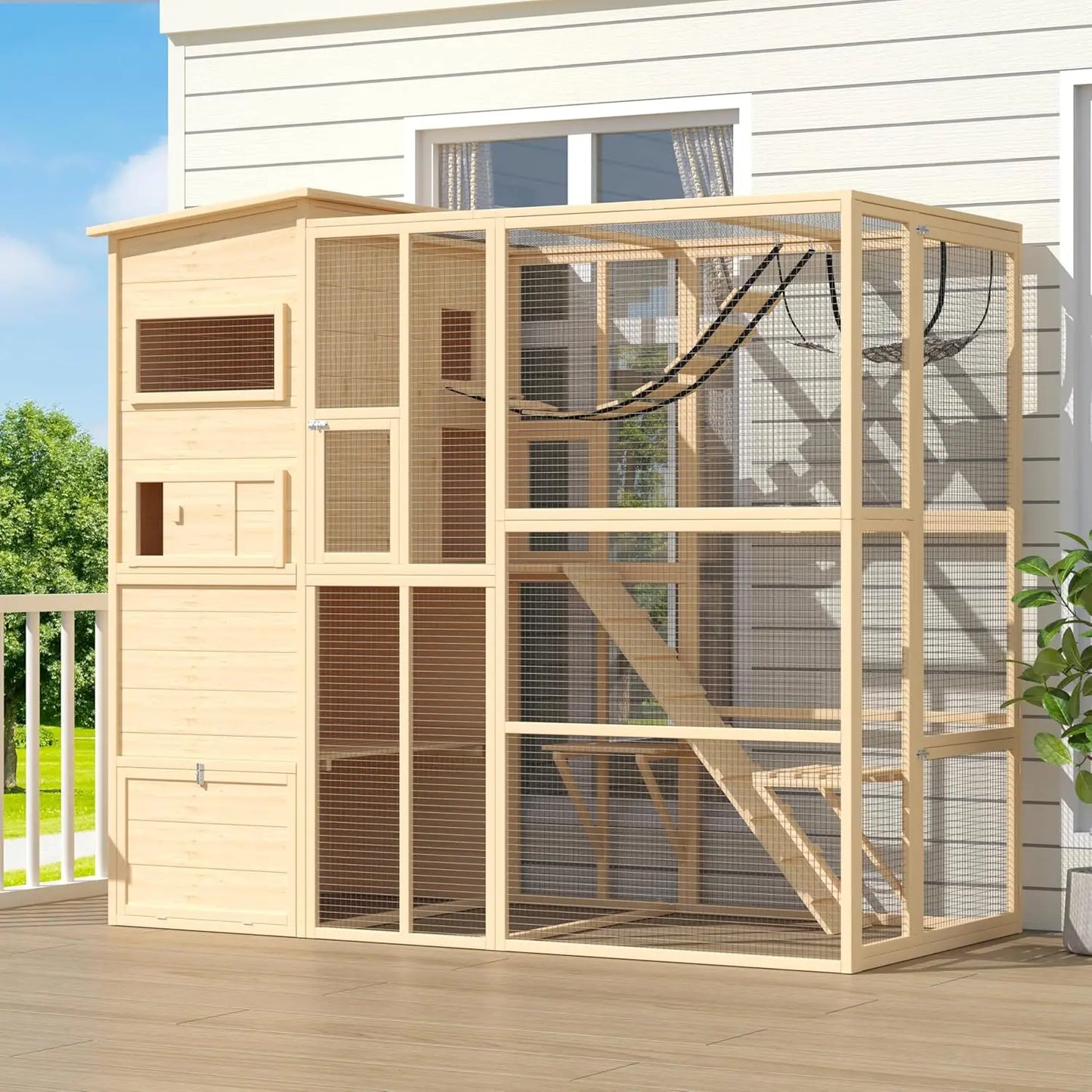 4-Tier Cat Enclosure