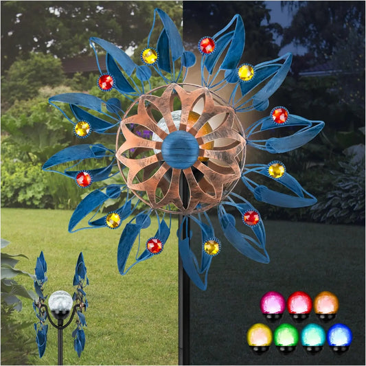 Solar-Powered Wind Spinner