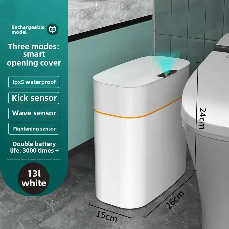 Smart sensor trash can