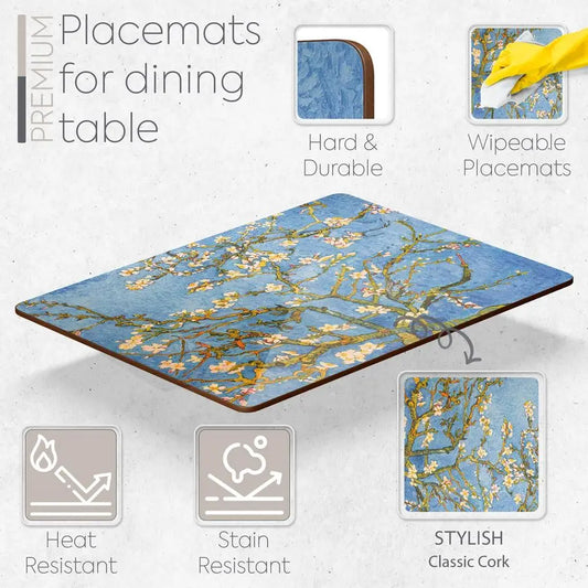 Van Gough Blue Placemats