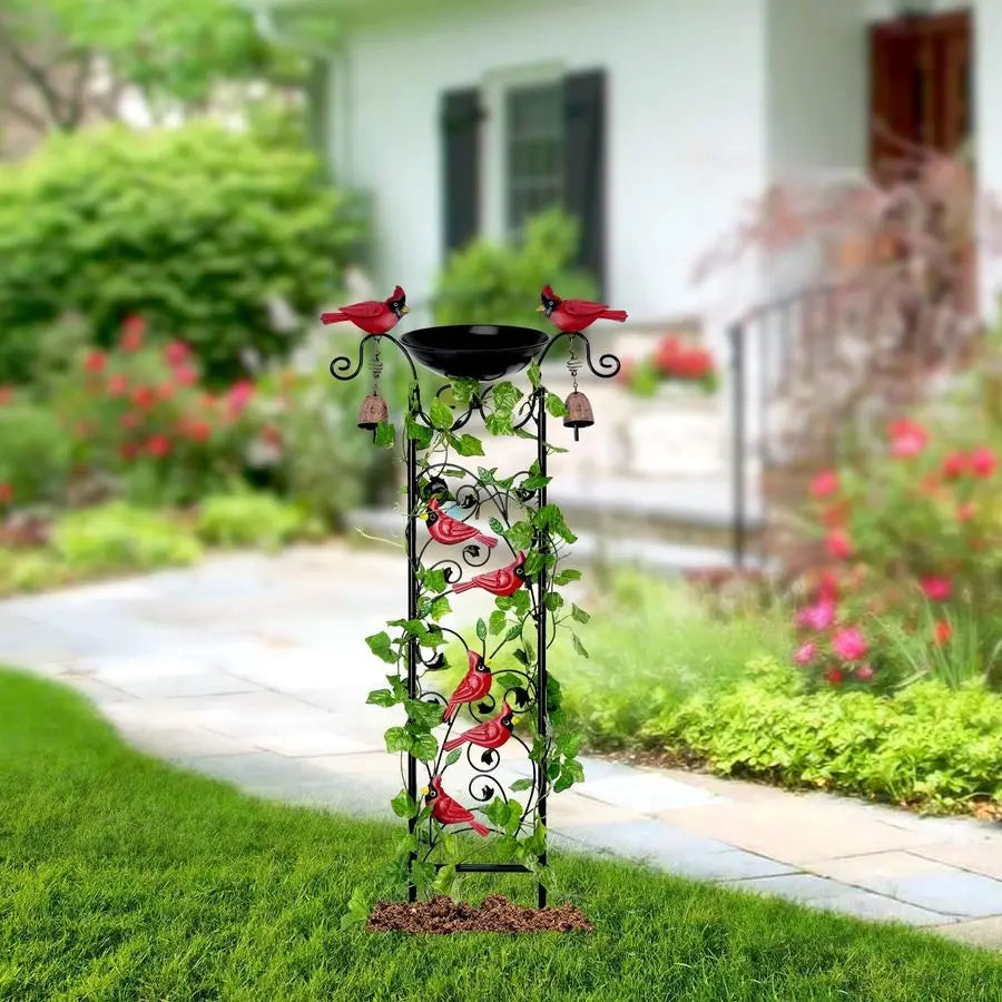 Bird Bath Garden Trellis