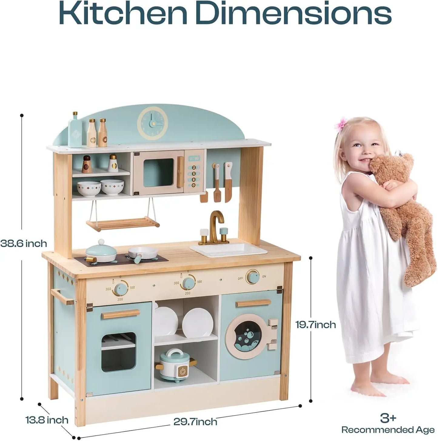 Wooden Kitchen for Kids