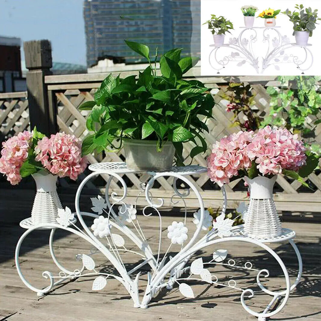 2PCS Metal Plant Stand