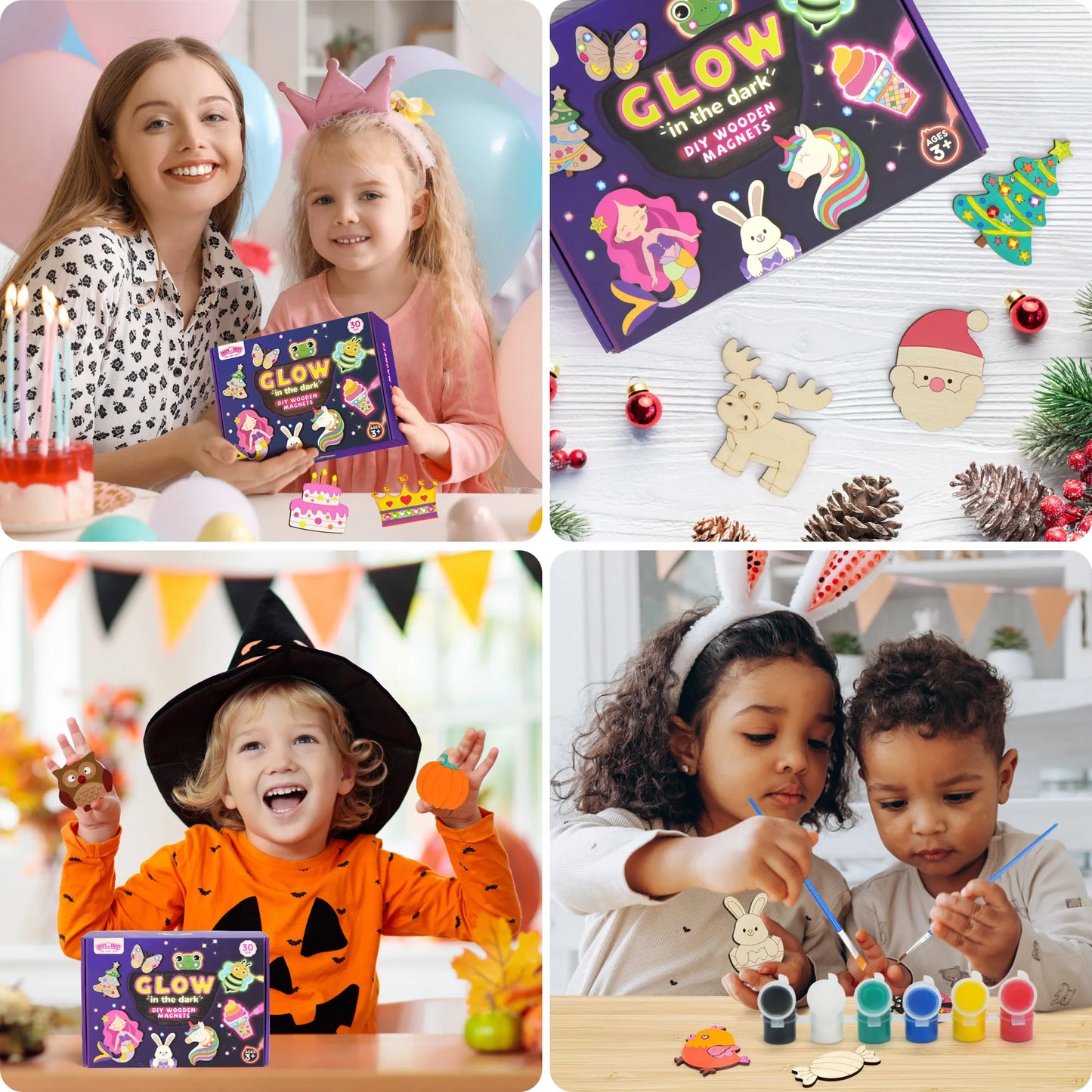 Wooden Magnets Crafts Kit