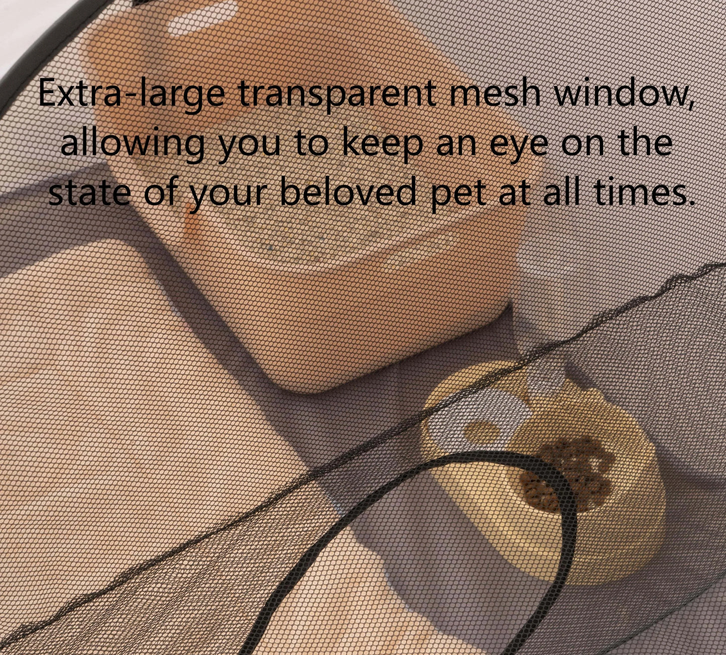 Gray Play Tunnel Pets Nest