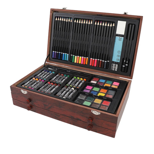 142PCS Set Wooden Art Set