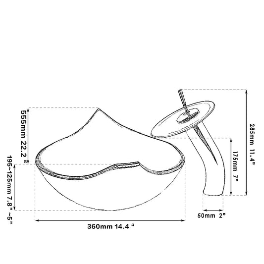 Green Leaf Bathroom Sink