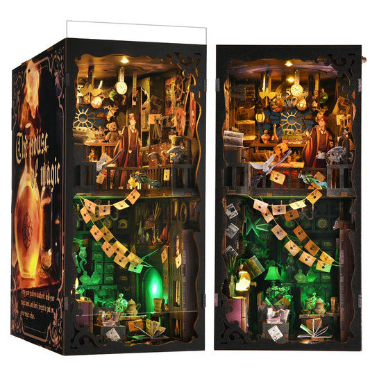 Book Nook Kit Magic House Wooden Puzzle
