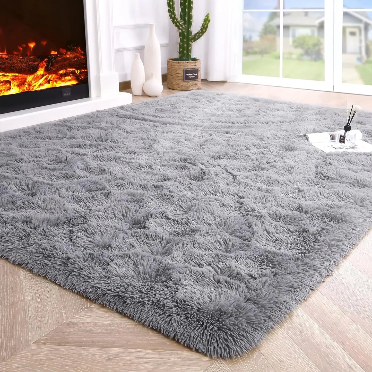 Fuzzy Area Non Slip Rugs