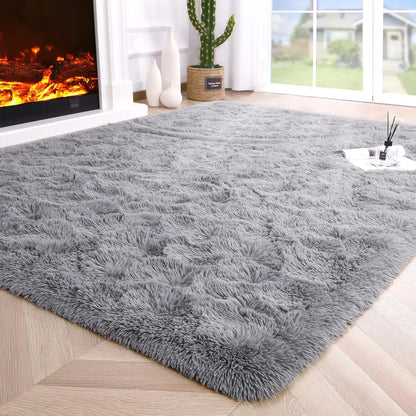 Fuzzy Area Non Slip Rugs
