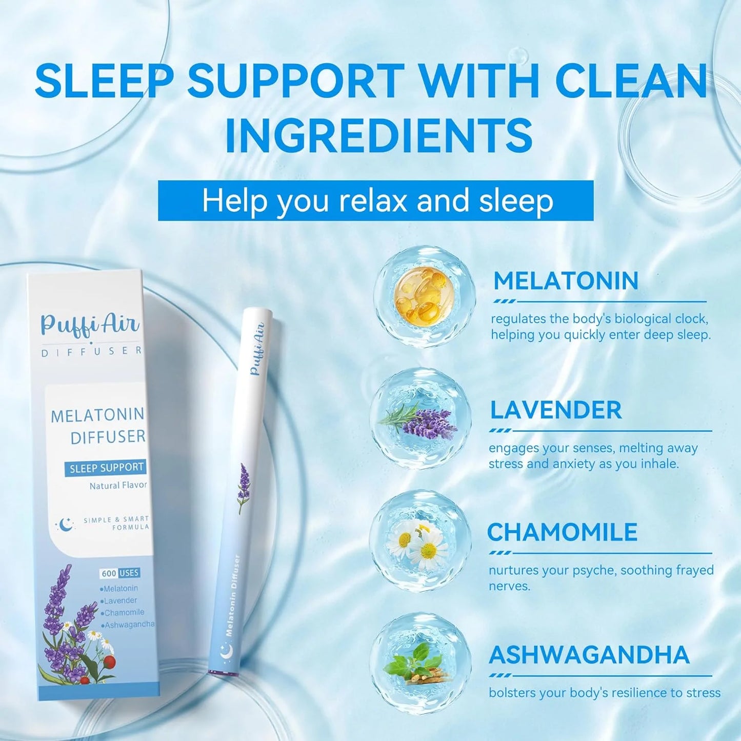 1 - pack / 2 - pack / 4 - pack Melatonin Diffuser