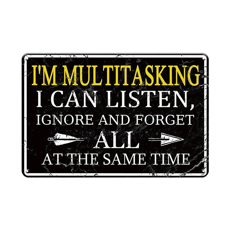 Retro Humorous Wall Art