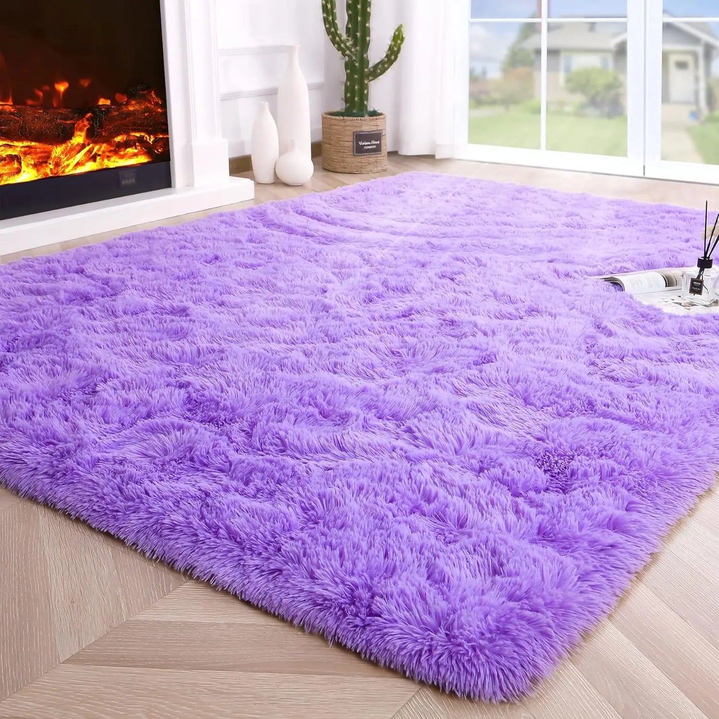 Fuzzy Area Non Slip Rugs