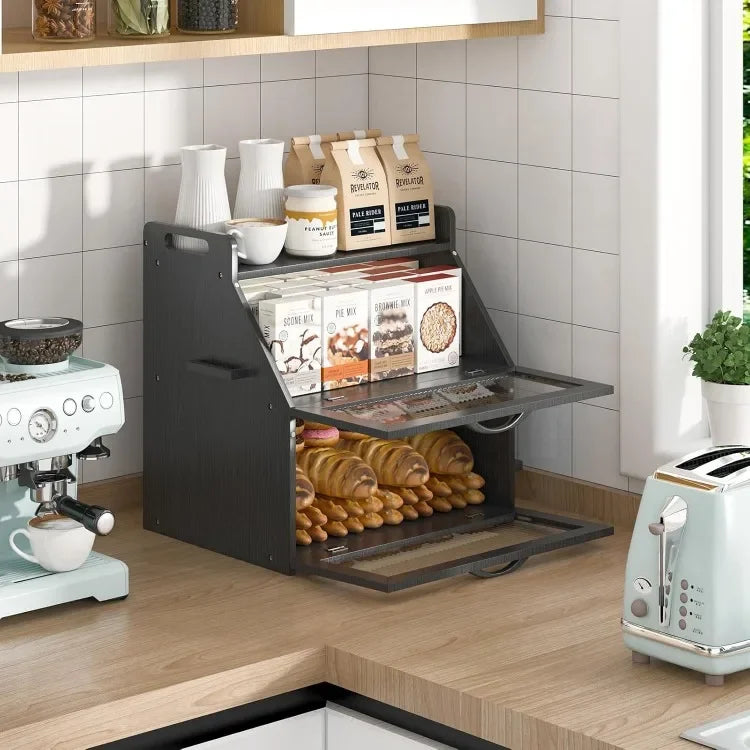 Bread Box for Kitchen Storage Container