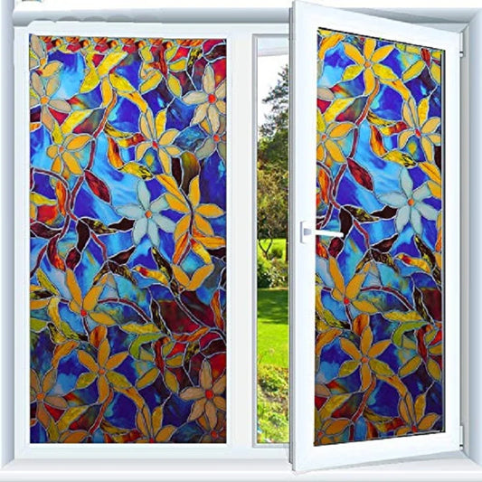 Flower Pattern Window Film