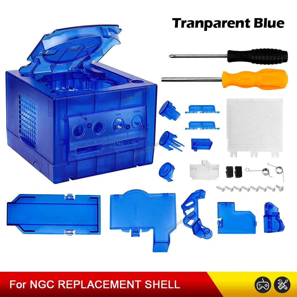 Replacement Housing Shell Transparent Case Box For Gaming Console
