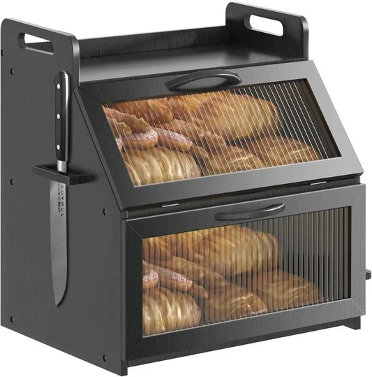 Bread Box for Kitchen Storage Container