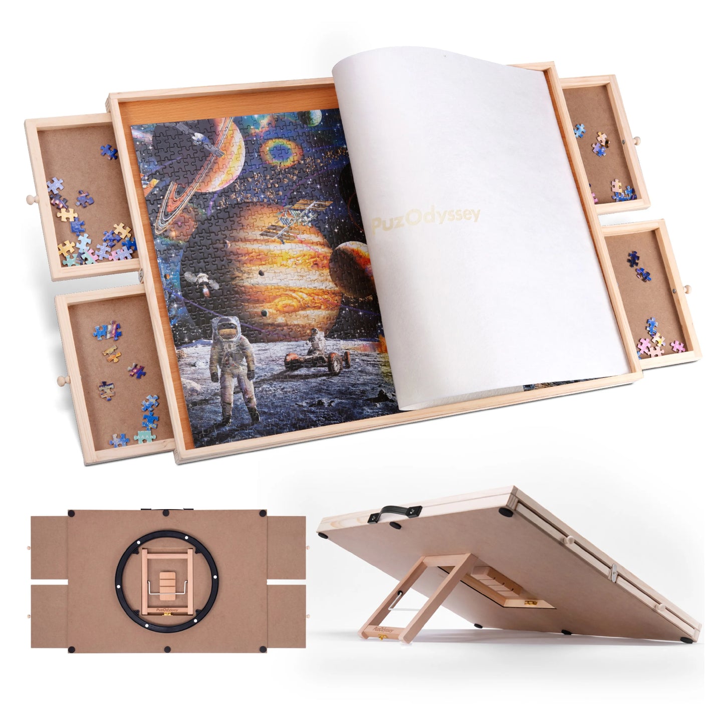 1500 Pieces Rotating & Tilting 2-in-1 Puzzle Board