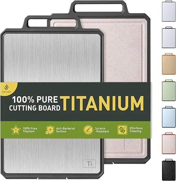 Titanium Cutting Boards for Kitchen Non Toxic