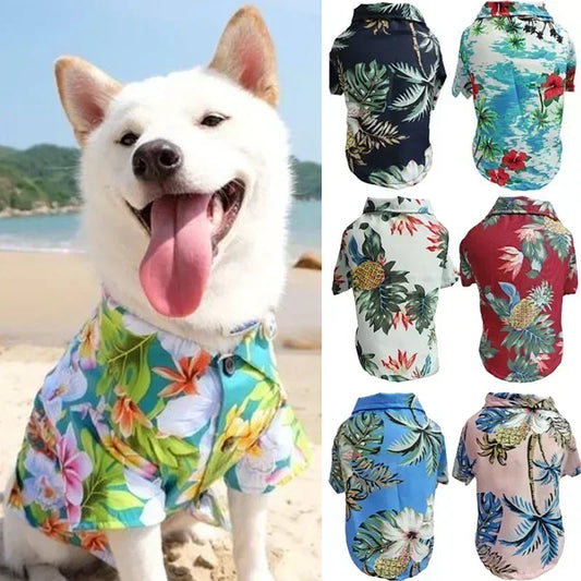Hawaiian Style Pet Dog Clothes Summer