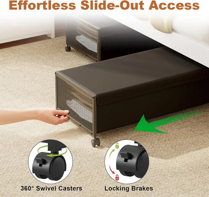 2-Pack Under-Bed Storage
