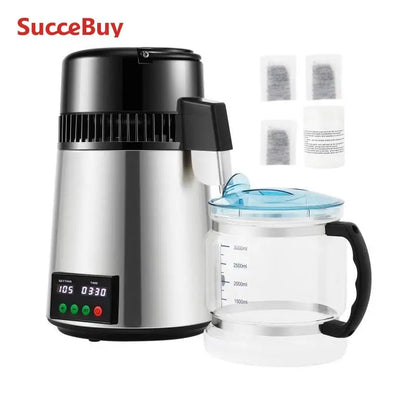 4L Water Distiller Purifier Touch Screen Home Appliance
