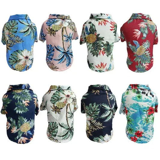 Hawaiian Style Pet Dog Clothes Summer