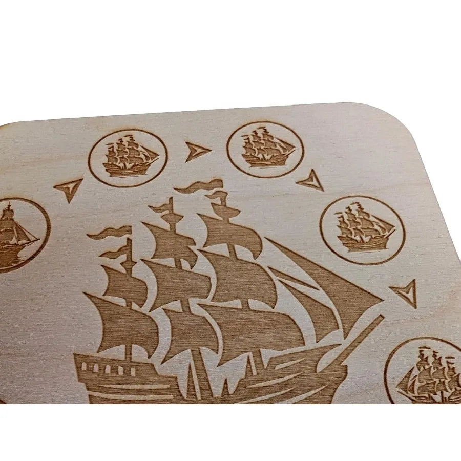 Natural Wood Tiles for Settlers of Catan Board Game