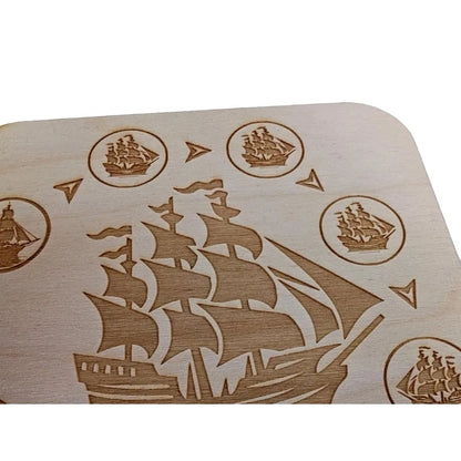 Natural Wood Tiles for Settlers of Catan Board Game