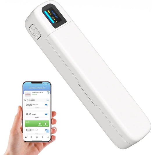 Smart Pill Dispenser with Alarm & Bluetooth