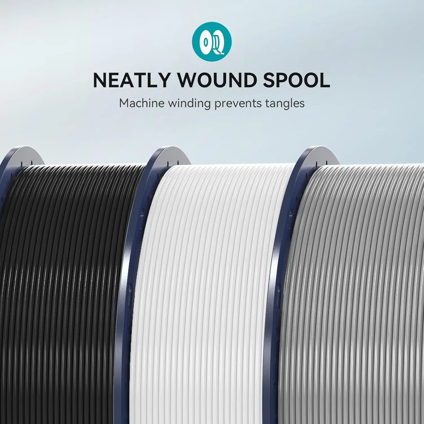 10 Rolls 3D Filament 1KG/roll 1.75mm For 3D Printing