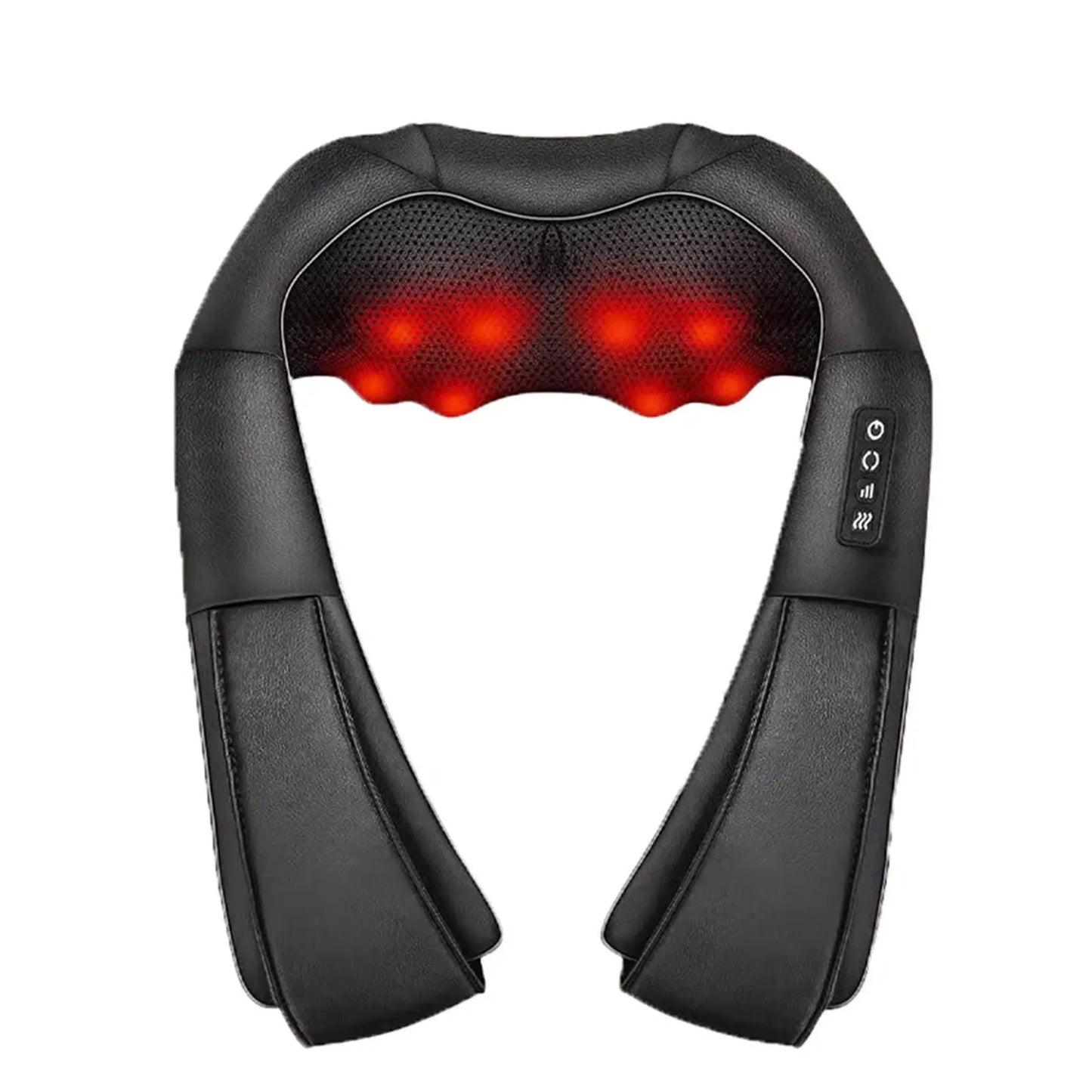 Electric heating neck and shoulder massager