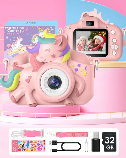 2.0" Kid's Camera 20MP 1080P HD Digital With 32GB Card