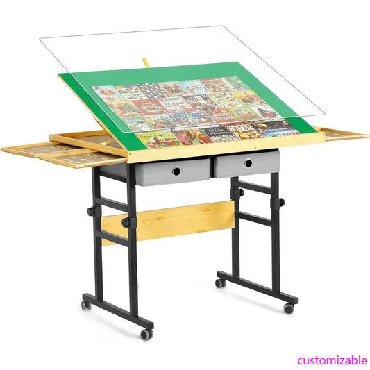 Adjustable Puzzle Table