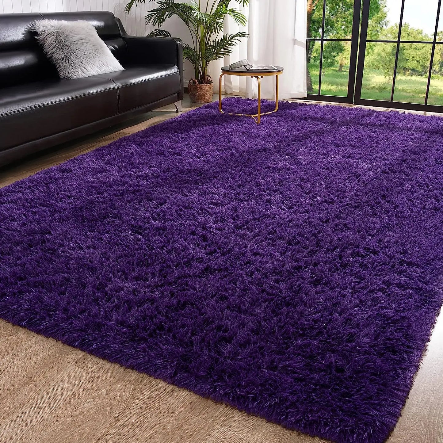 Fuzzy Area Non Slip Rugs