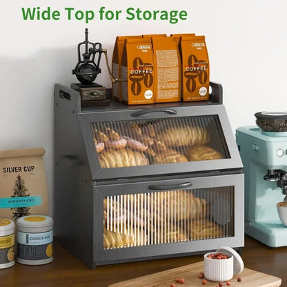 Bread Box for Kitchen Storage Container