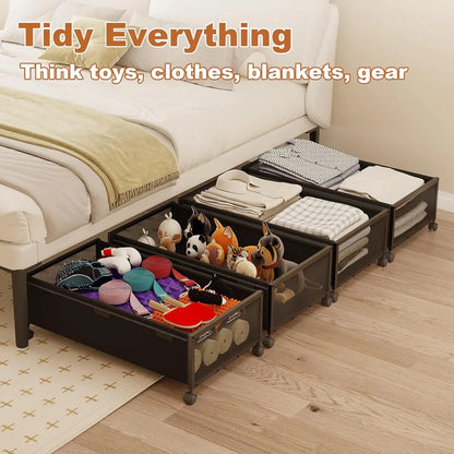 2-Pack Under-Bed Storage