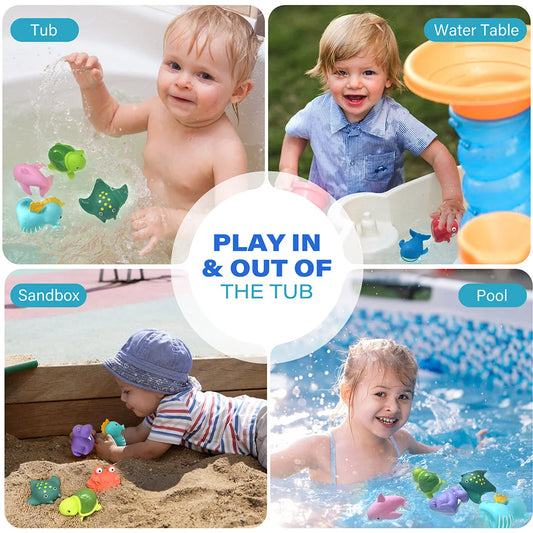 8PCS Bath Toys