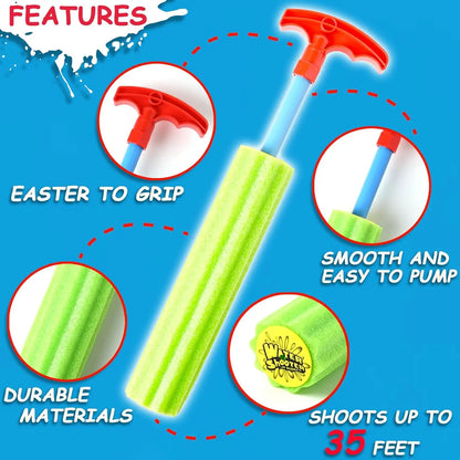 6-Pack Foam Squirt Guns