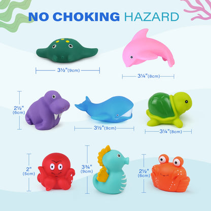 8PCS Bath Toys