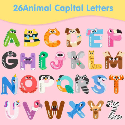 Magnetic Animal Alphabet
