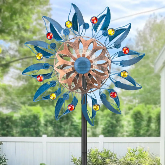 Solar-Powered Wind Spinner