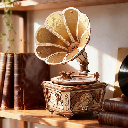 Gramophone 3D Wooden Puzzle
