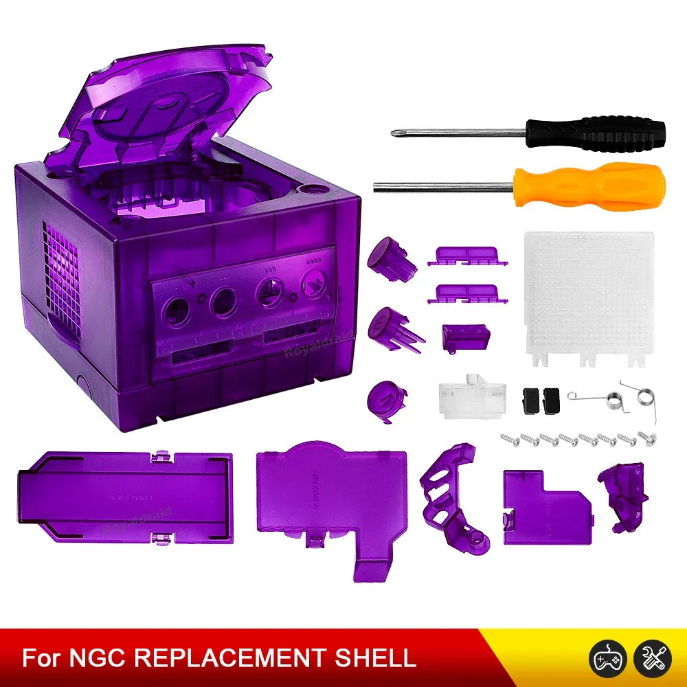 Replacement Housing Shell Transparent Case Box For Gaming Console