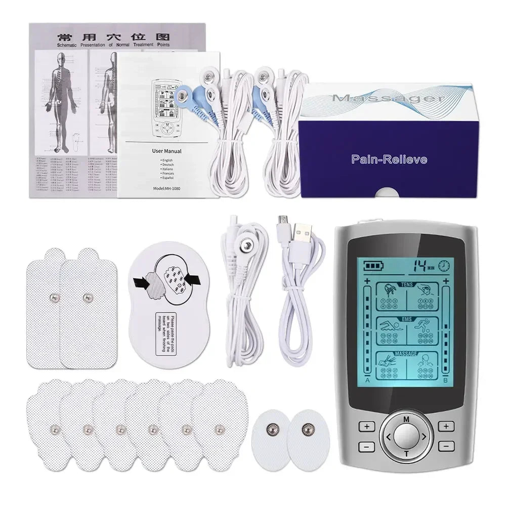 Tens Unit Muscle Stimulator Electric Acupuncture Body Massage